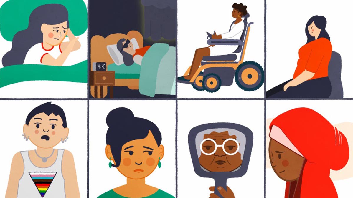 A mosaic of various people living with Energy Limiting Conditions